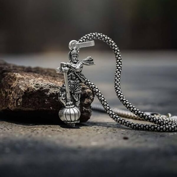 Bajrangbali Locket with Gada - Image 2